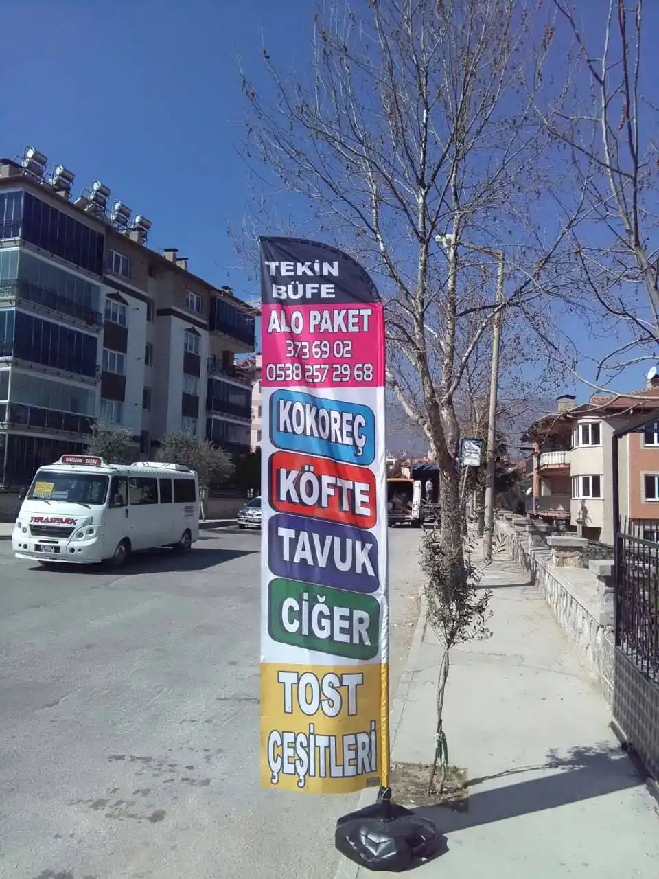 Büfe Yelken Bayrağı-5