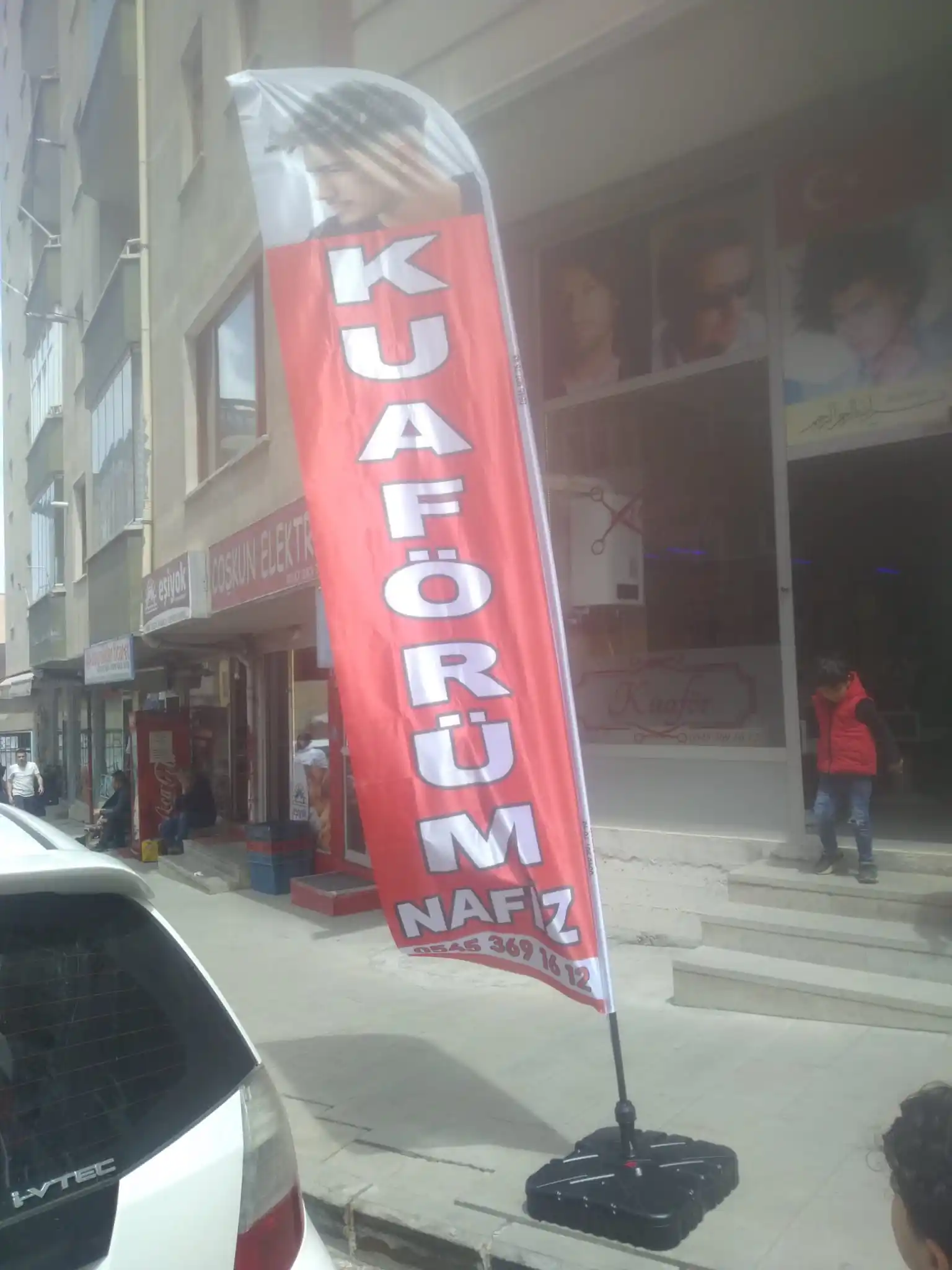 Erkek Kuaförü Yelken Bayrağı-17